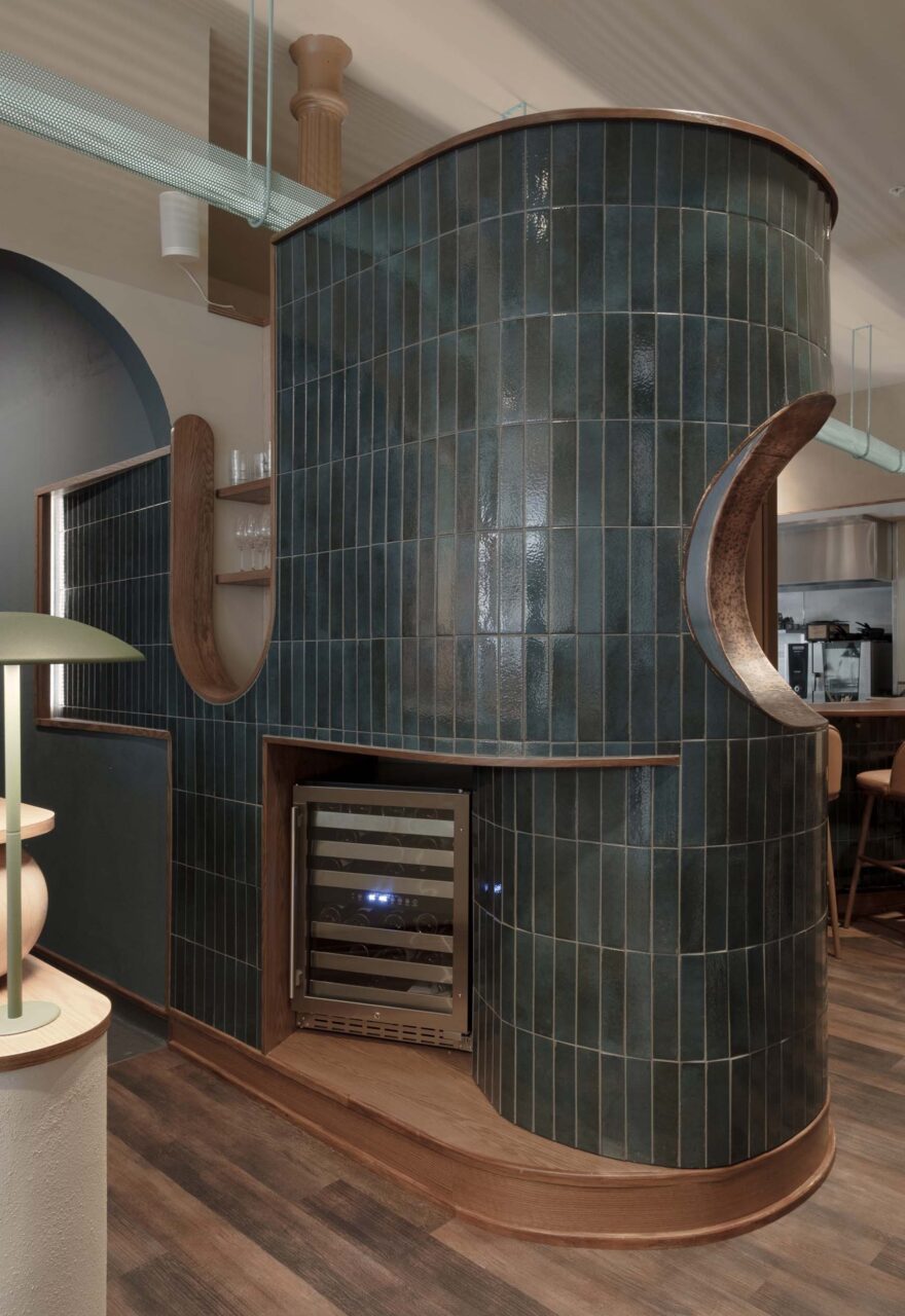 Wilweed tiled wine cooler