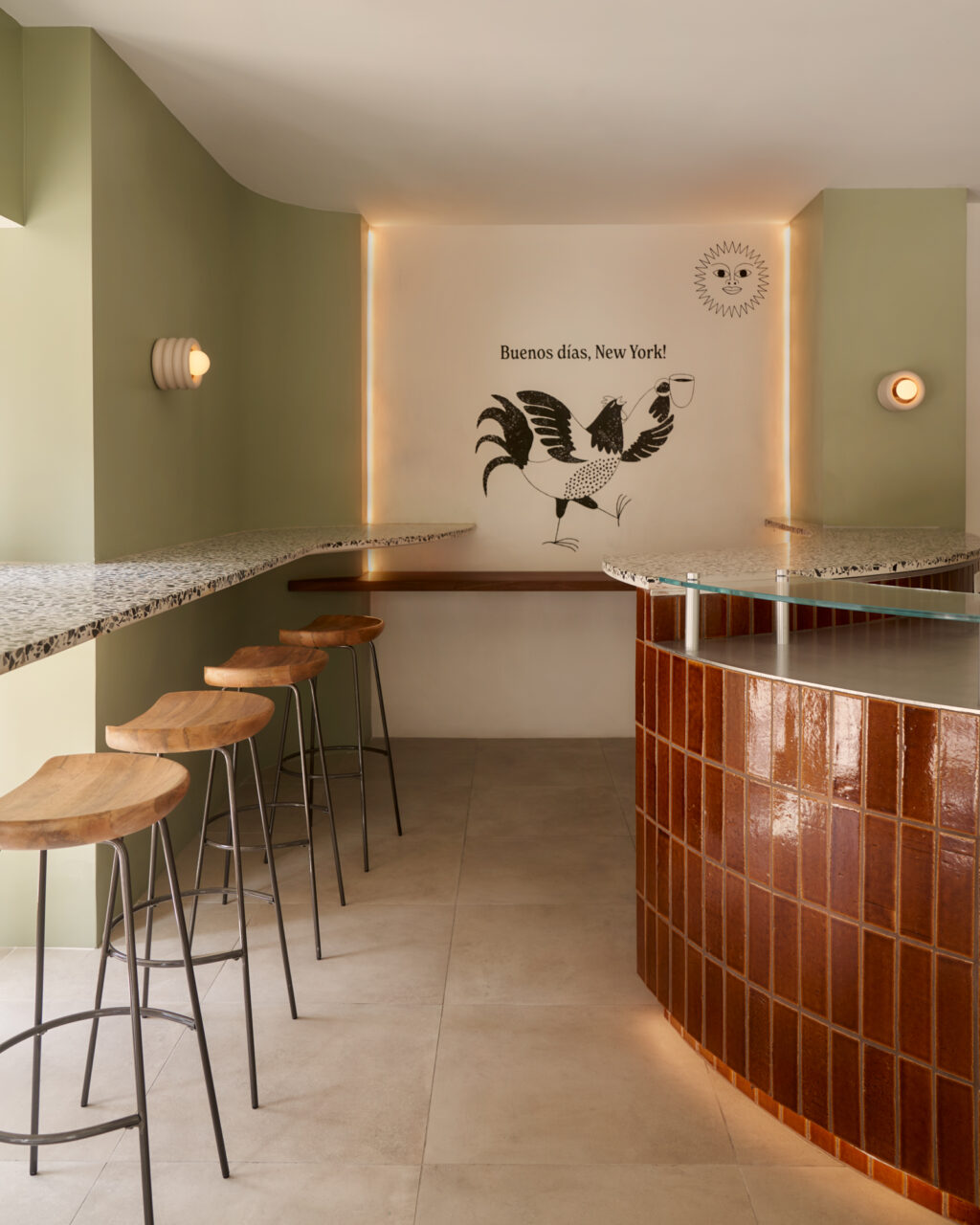Jordana maisie design studio designs a mexican bakery and restaurant in midtown