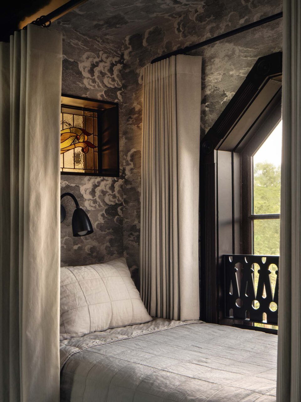 reading nook by window