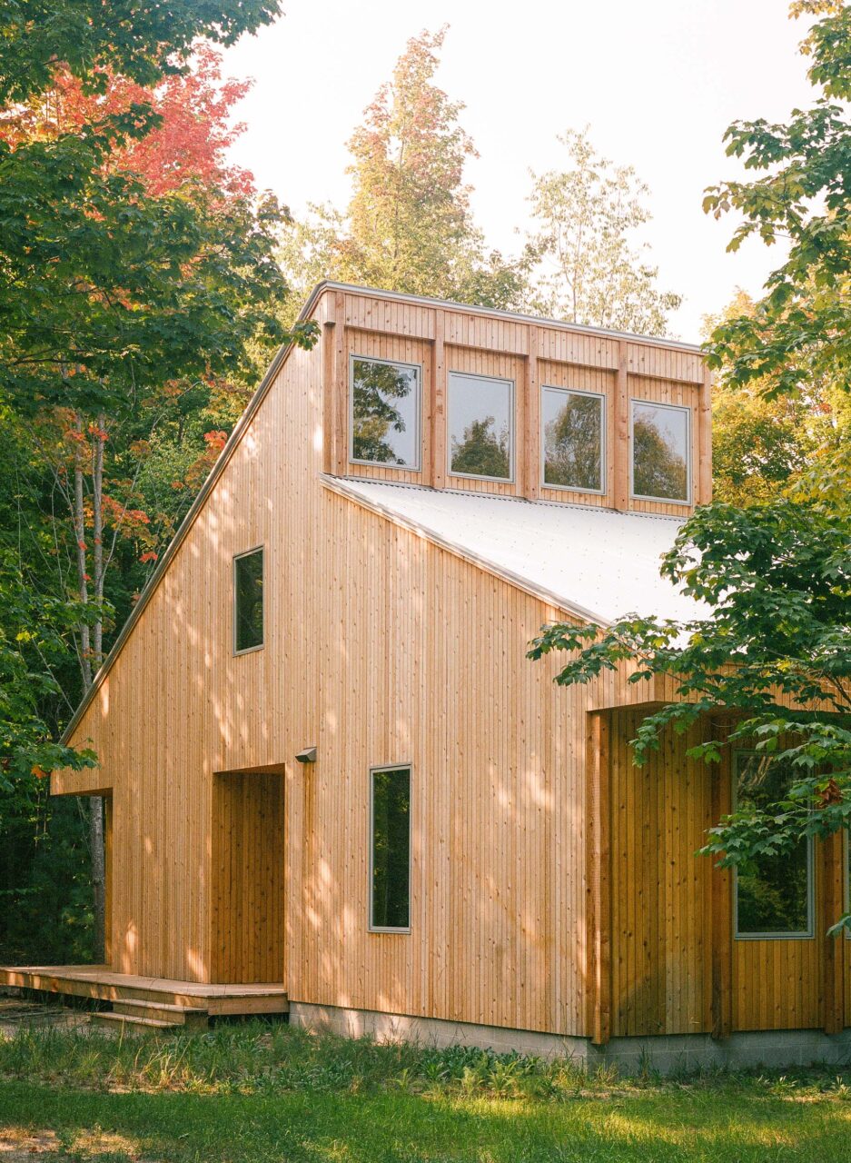 douglas fir cabin near lake michigan