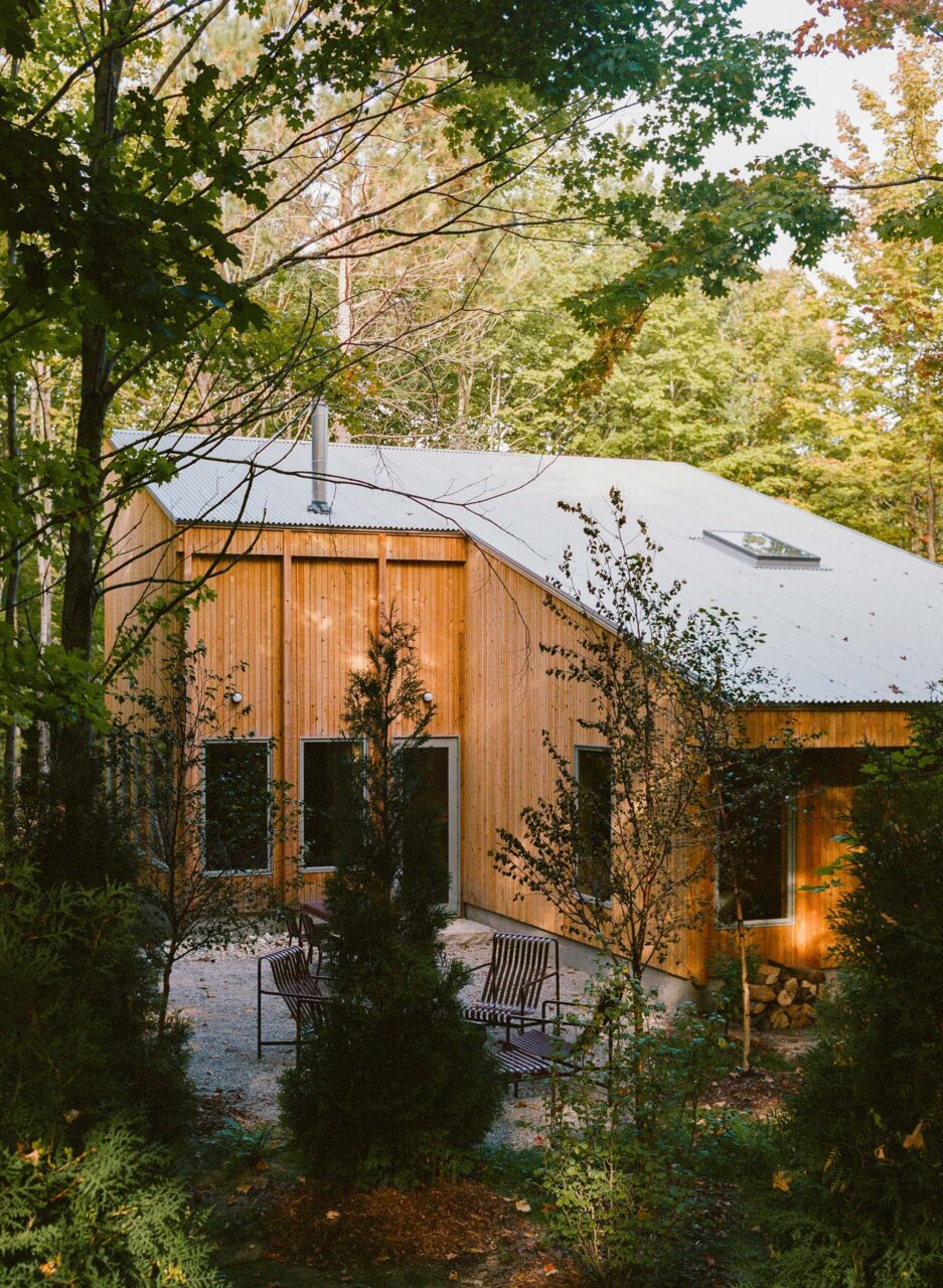 forest cabin in parcel