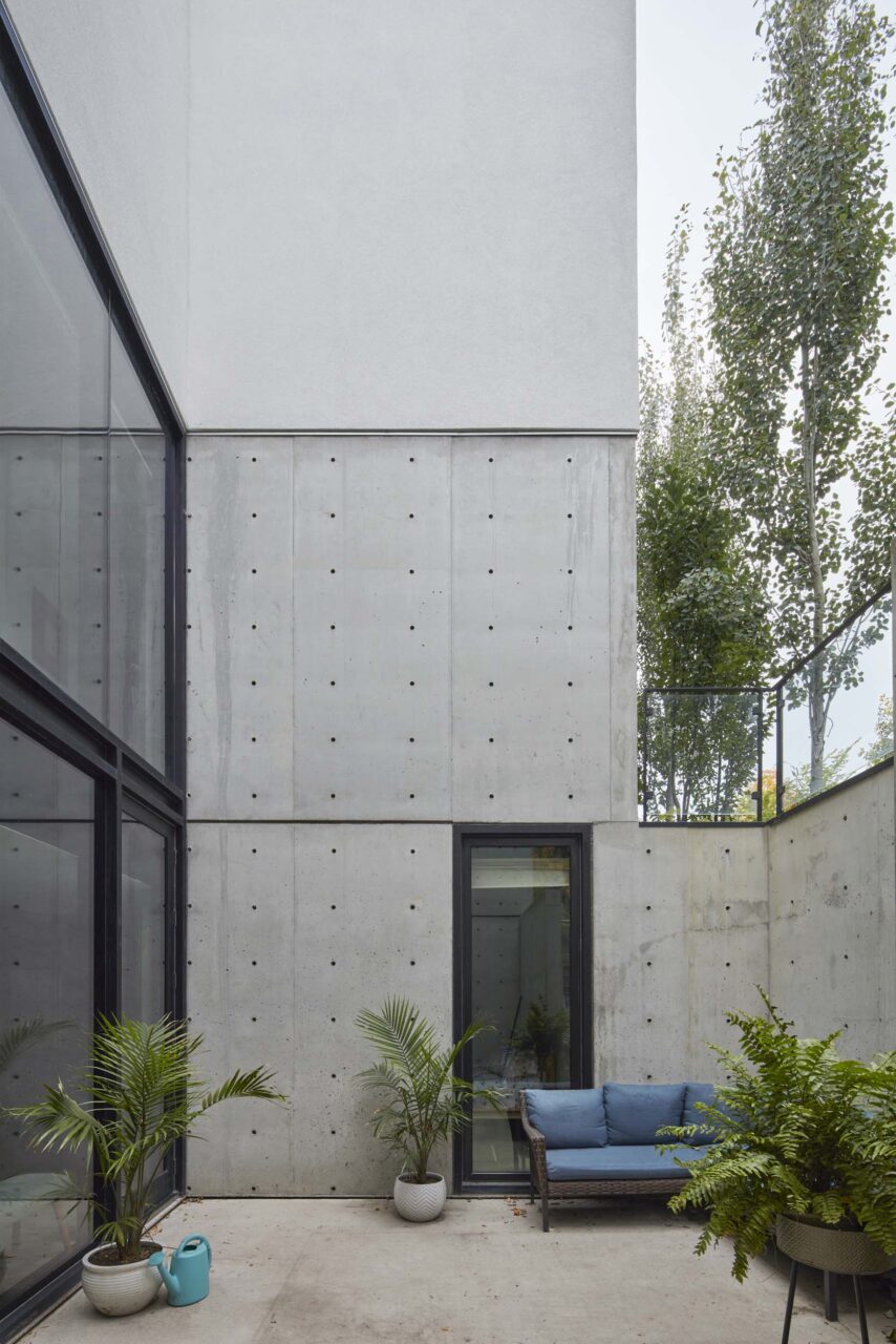 sunken patio