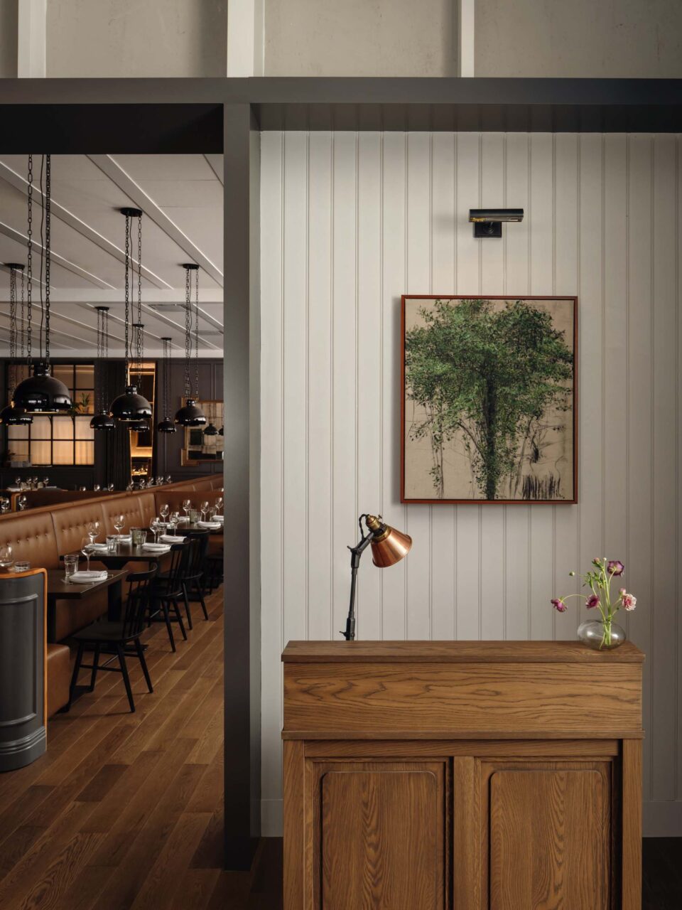 reception area at the kitchen