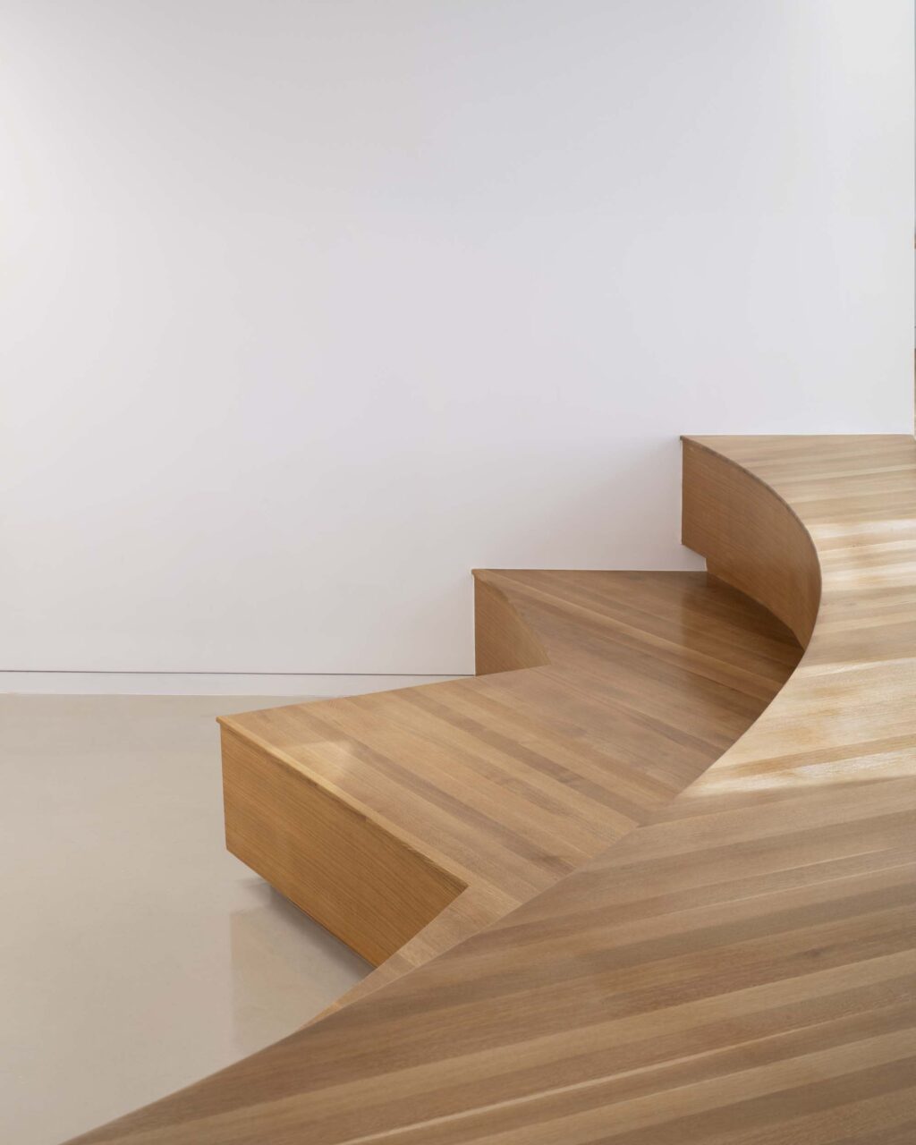 curved seating at rice