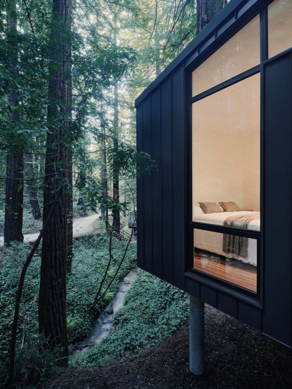 the metal siding