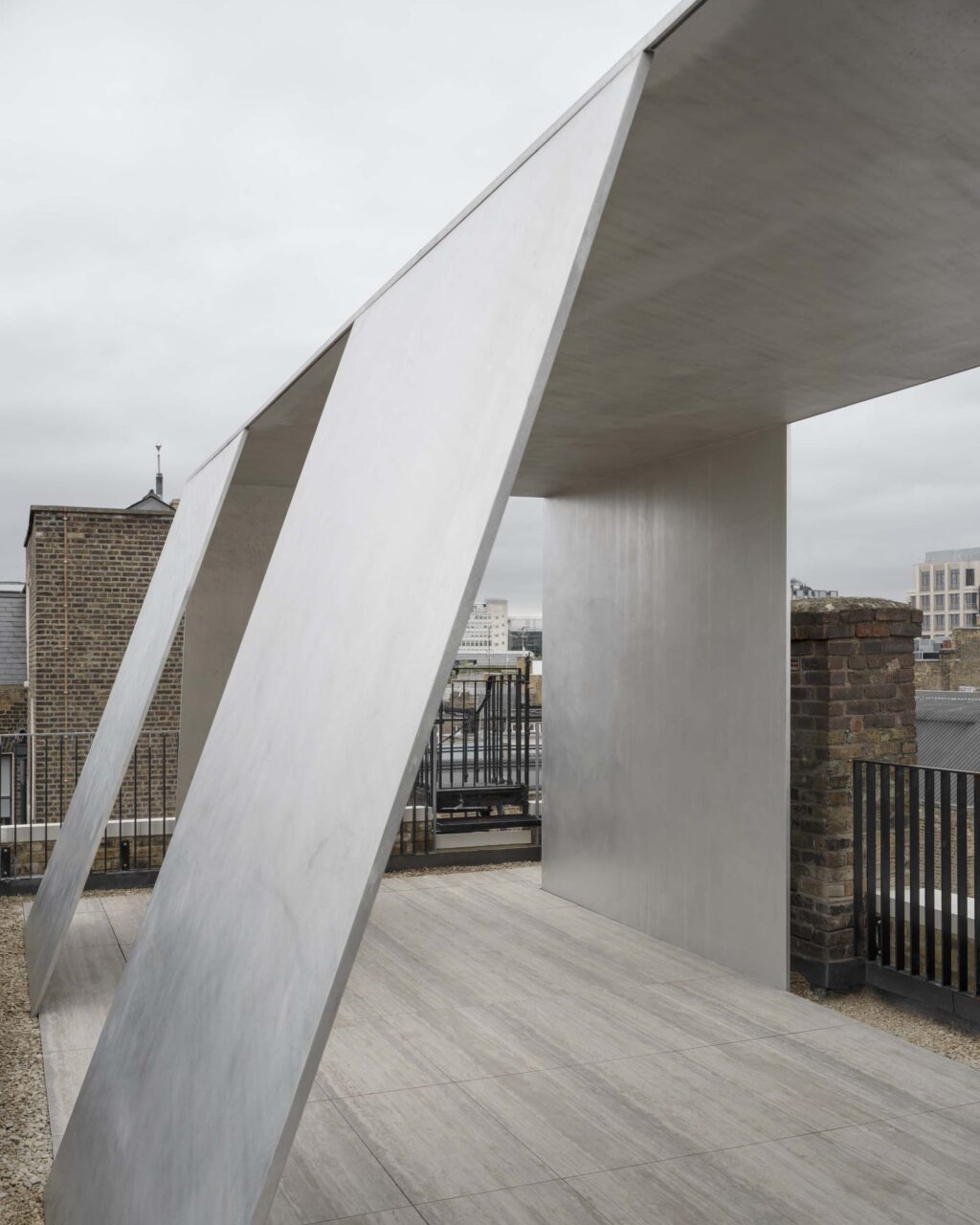 metal sheets on roof