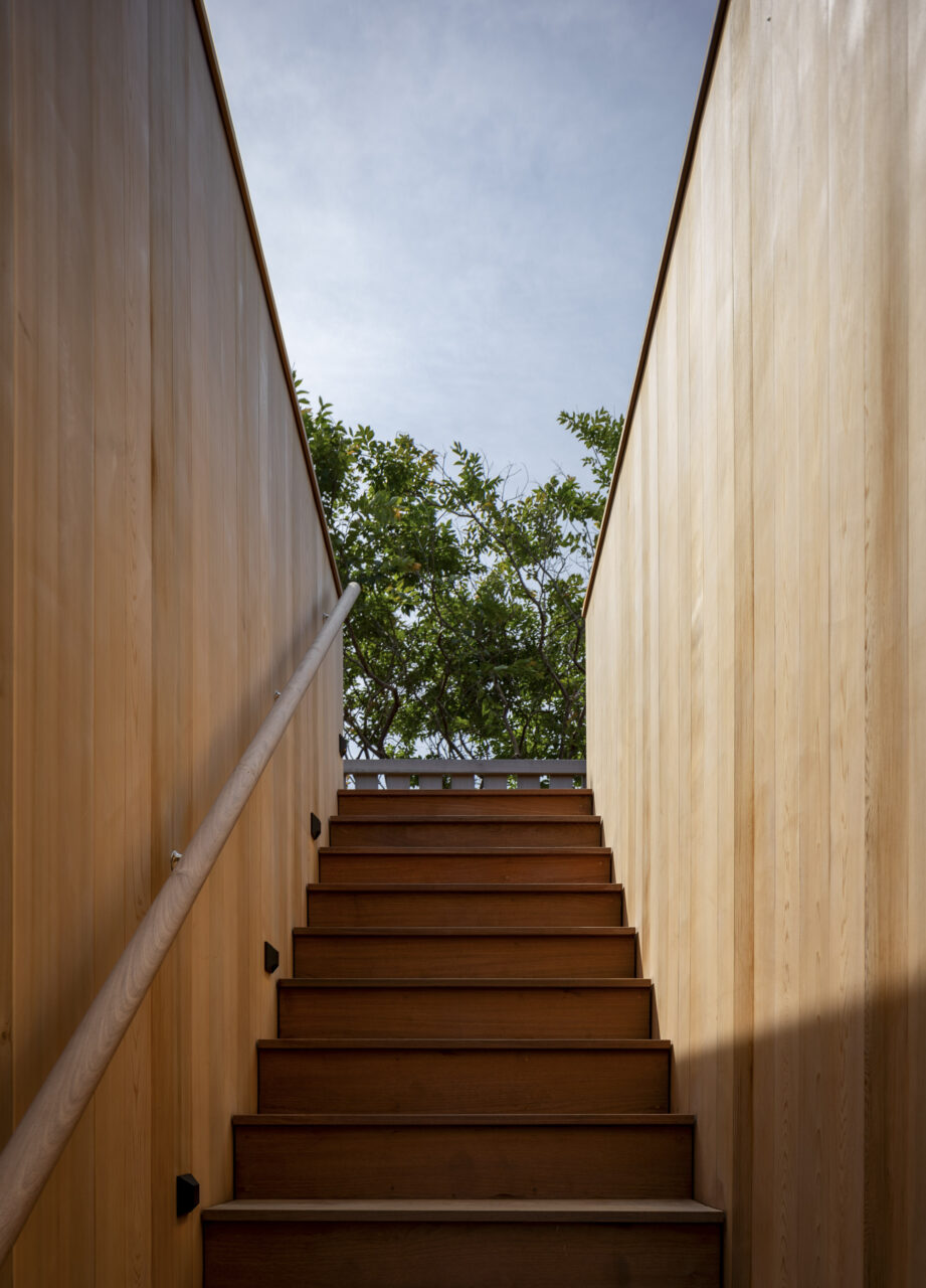 stairs leading to rooftop