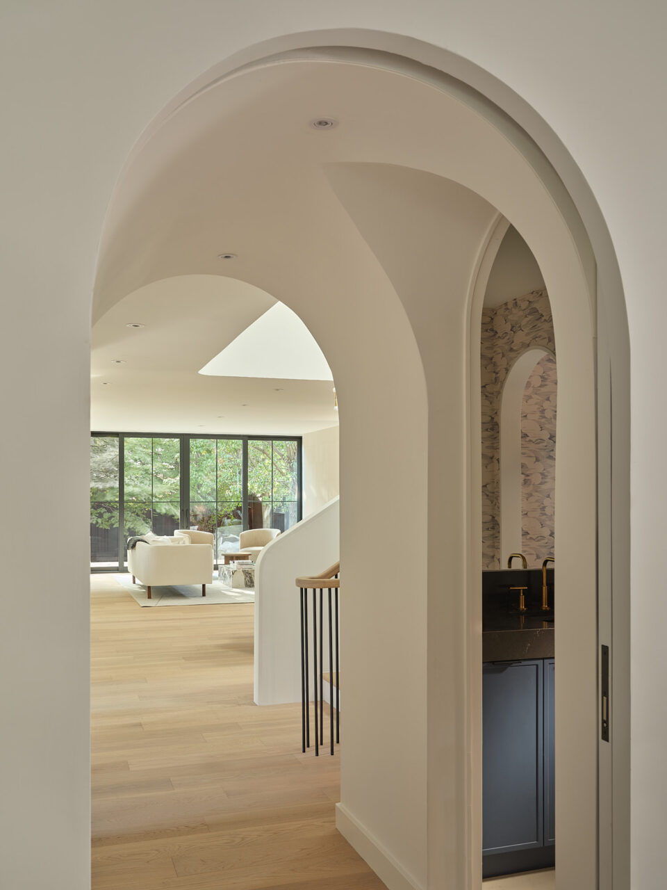 doorways are arched