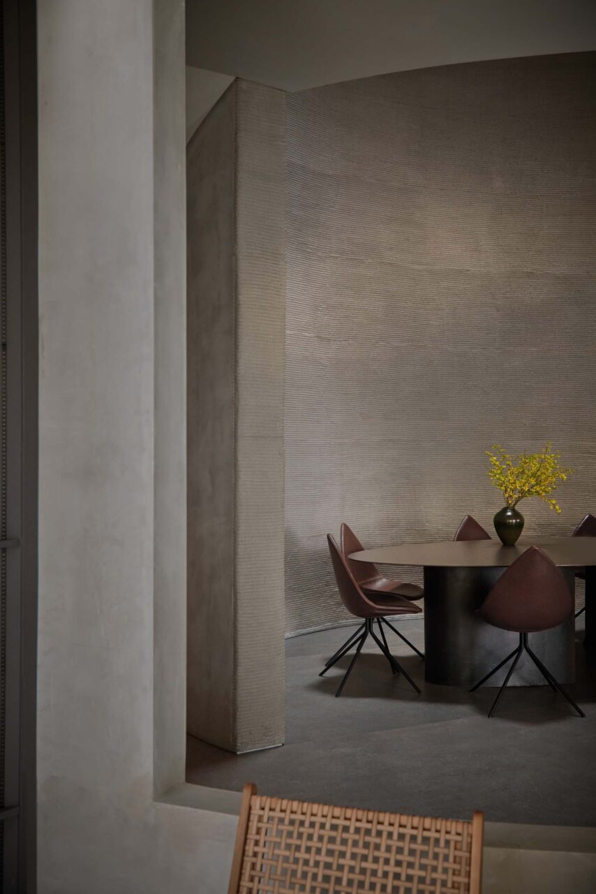 dining table in home