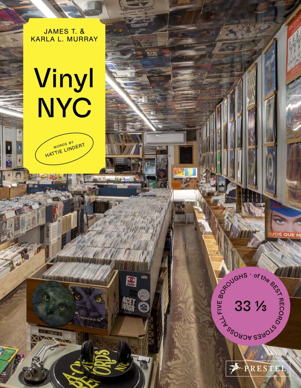 vinyl book about nyc