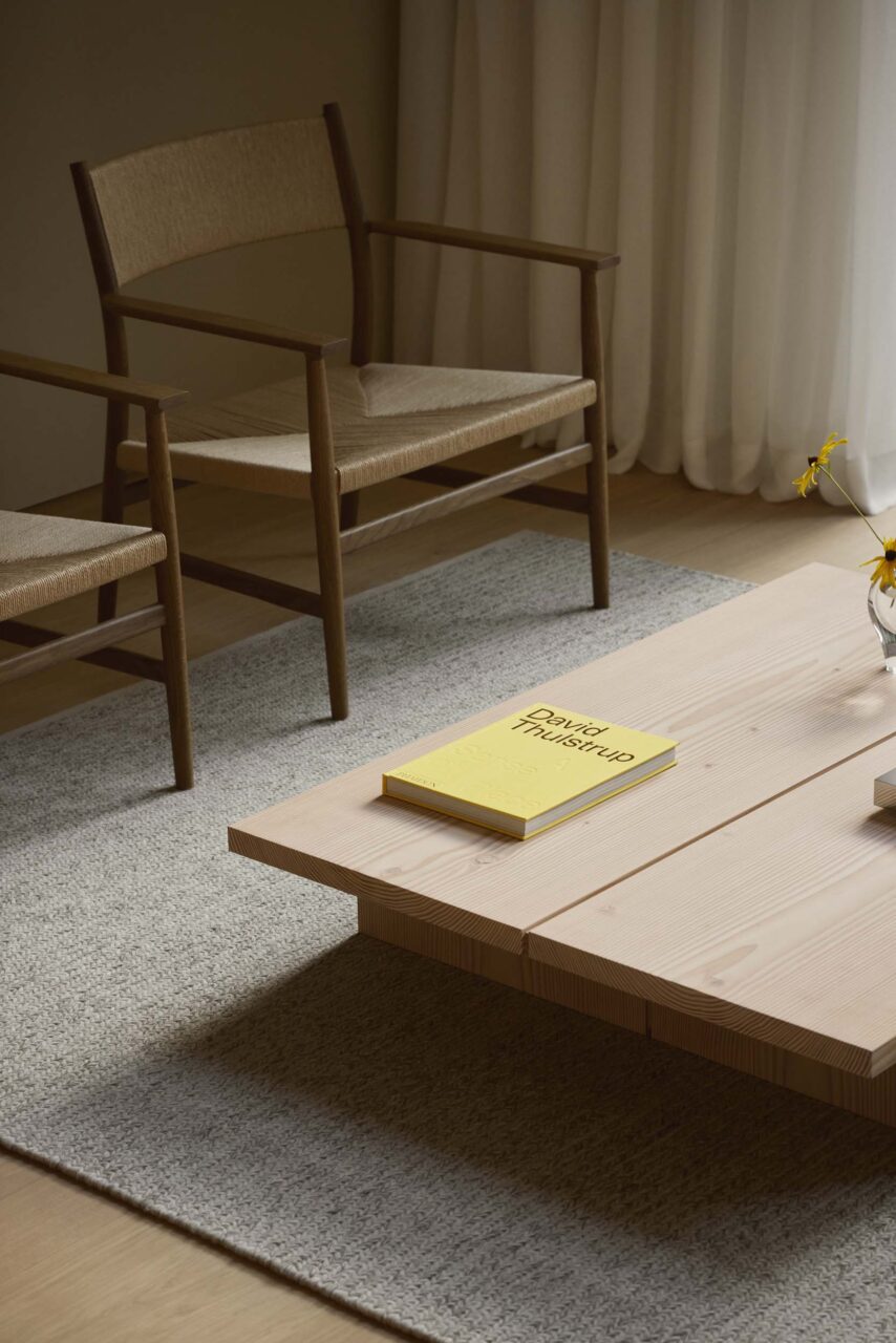 living room with john pawson furniture