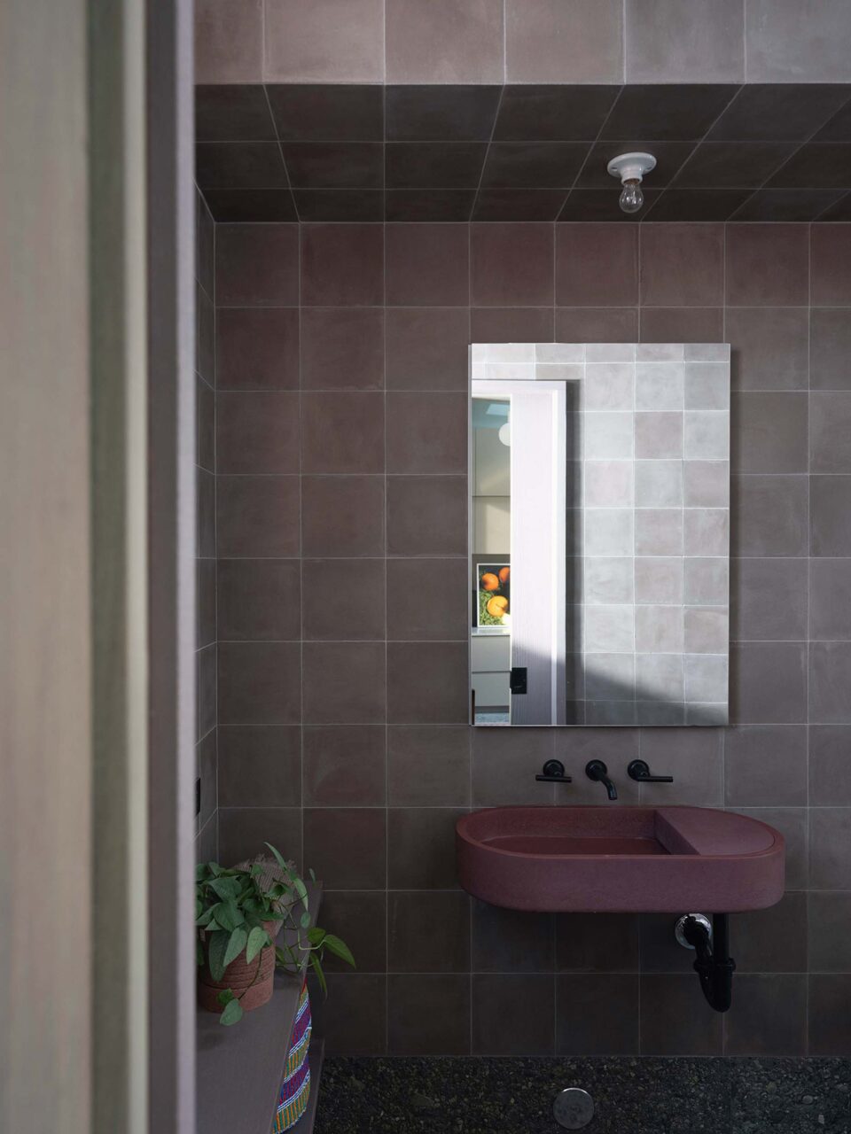 tiled bathroom