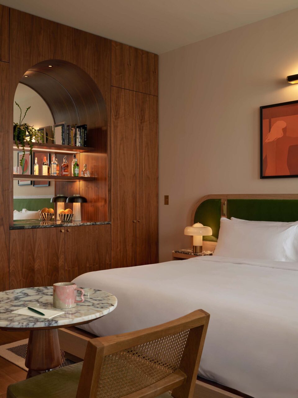 hotel room by aamp