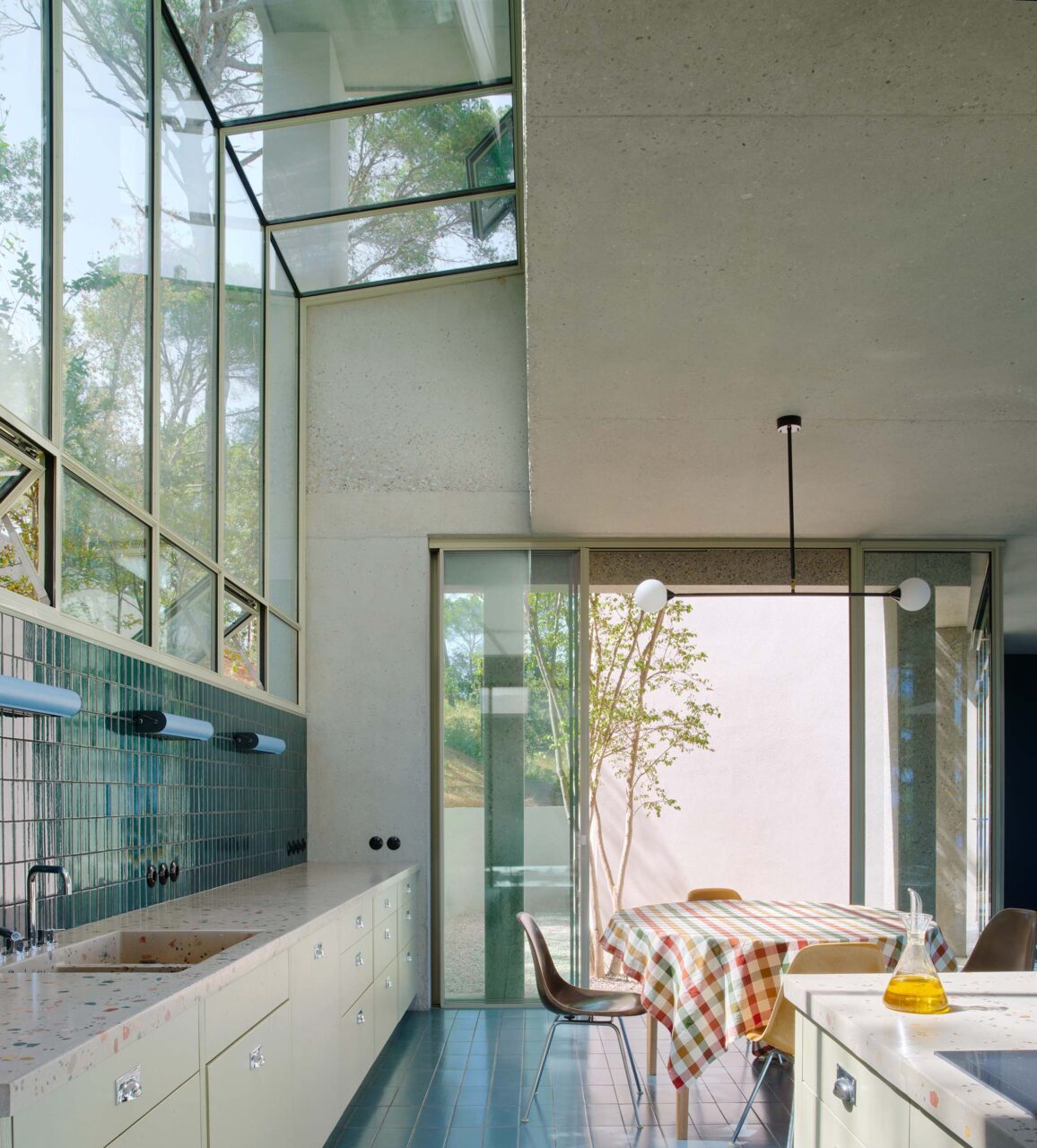 kitchen in terrazzo