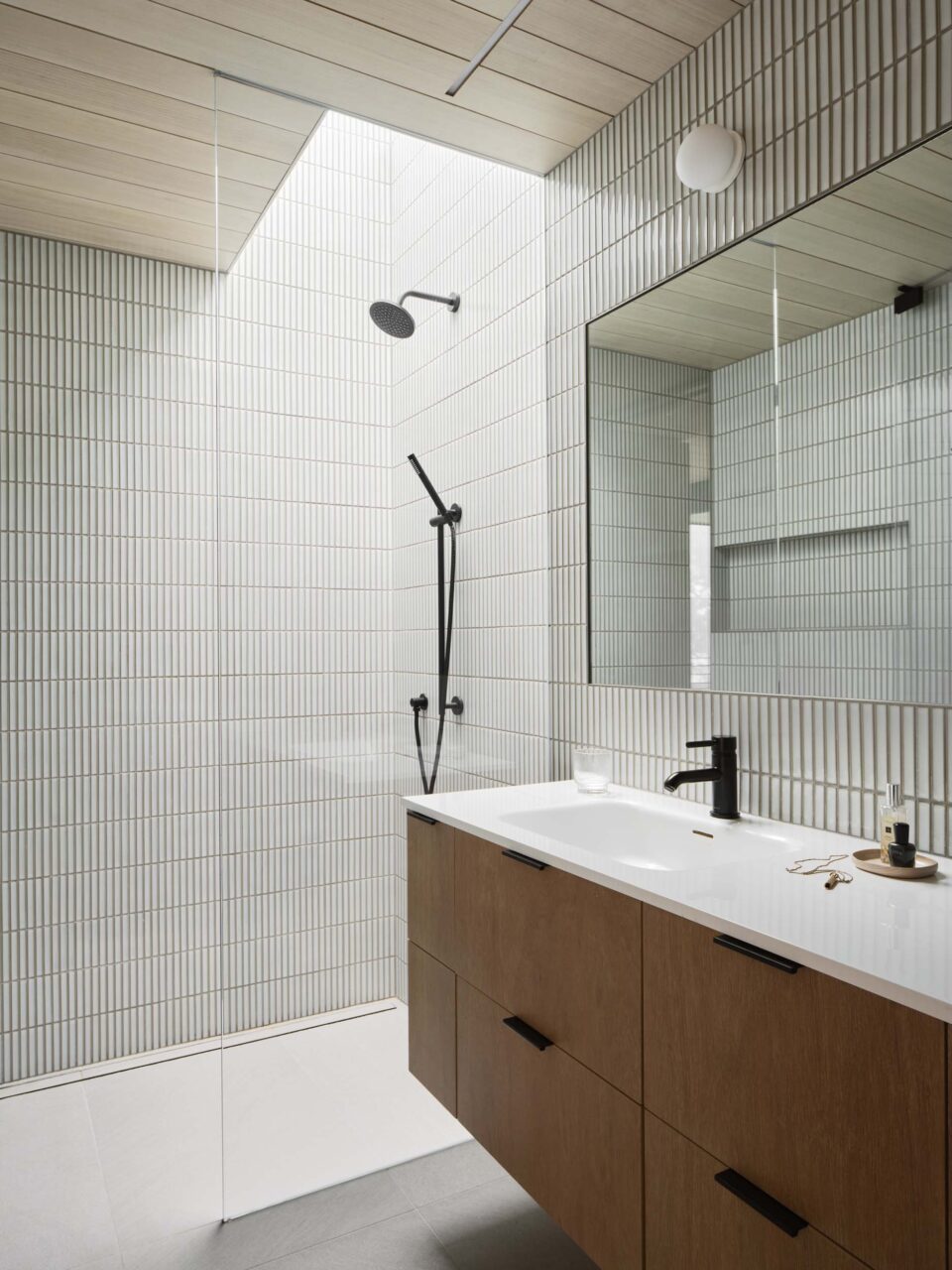 tiled bathroom