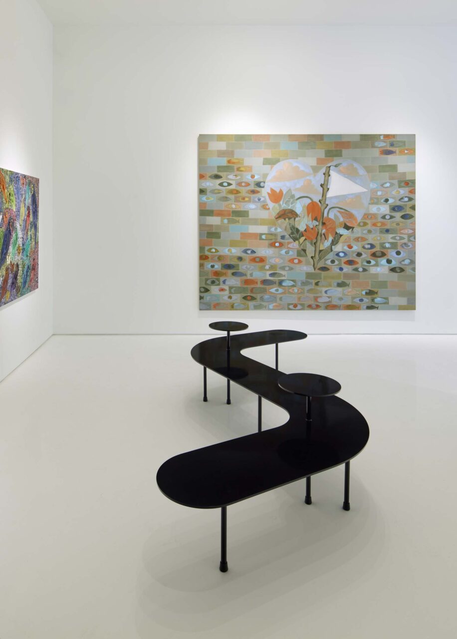 craig steely designs benches for art gallery