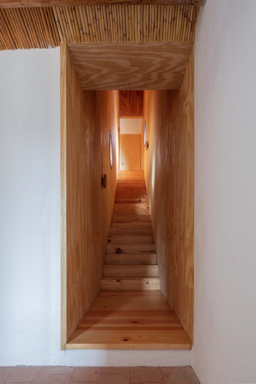 wood staircase