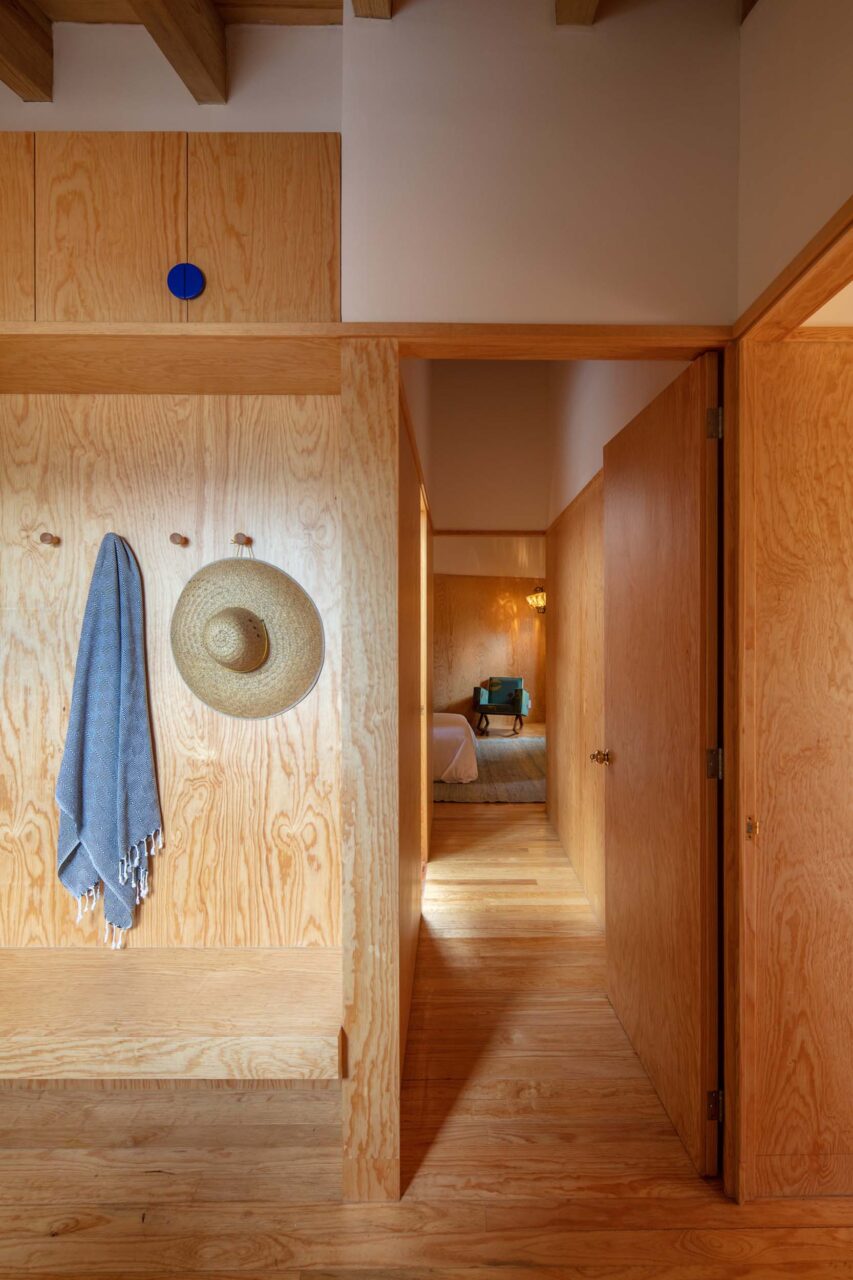 coat rack and entry