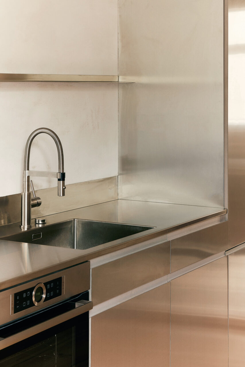 steel kitchen