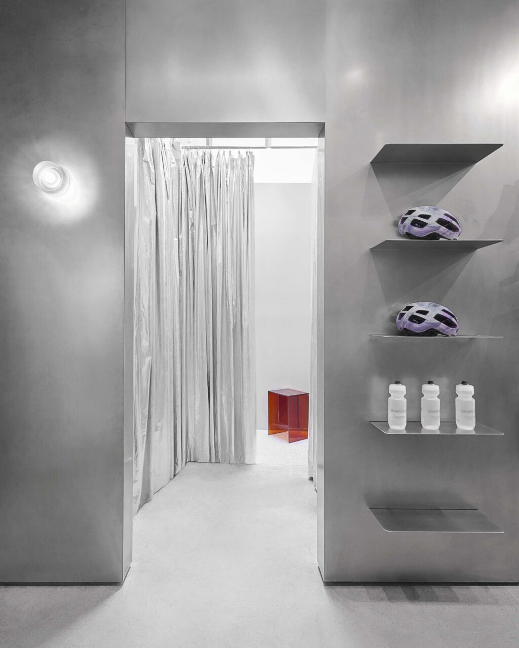metal fitting room