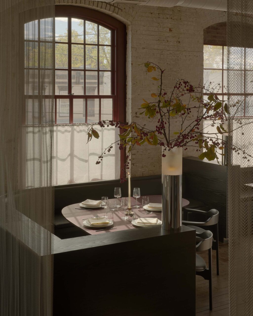 chain-link curtains