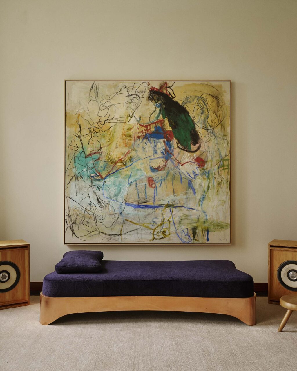 bench and art
