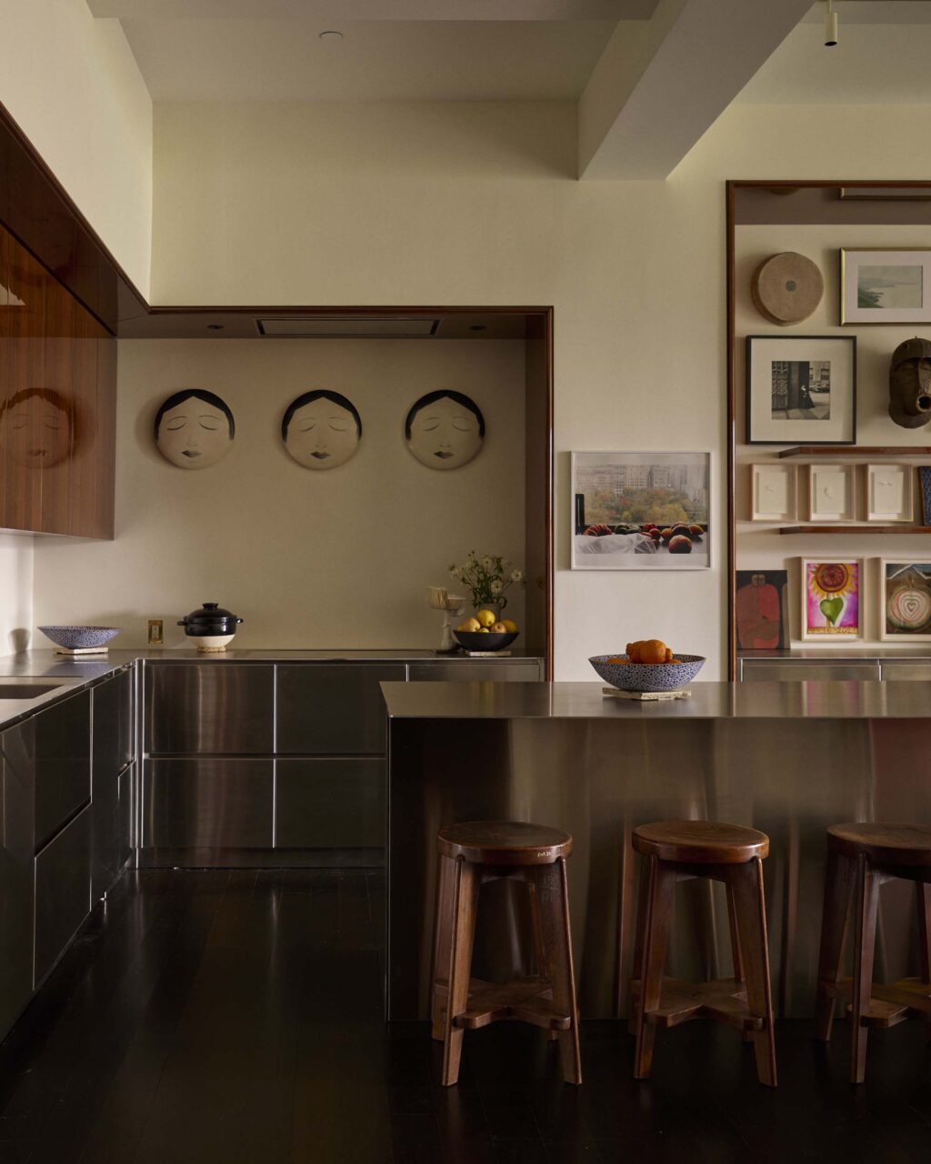 stainless steel kitchen