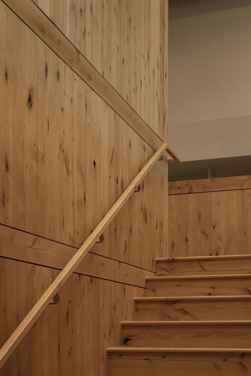 wooden stair