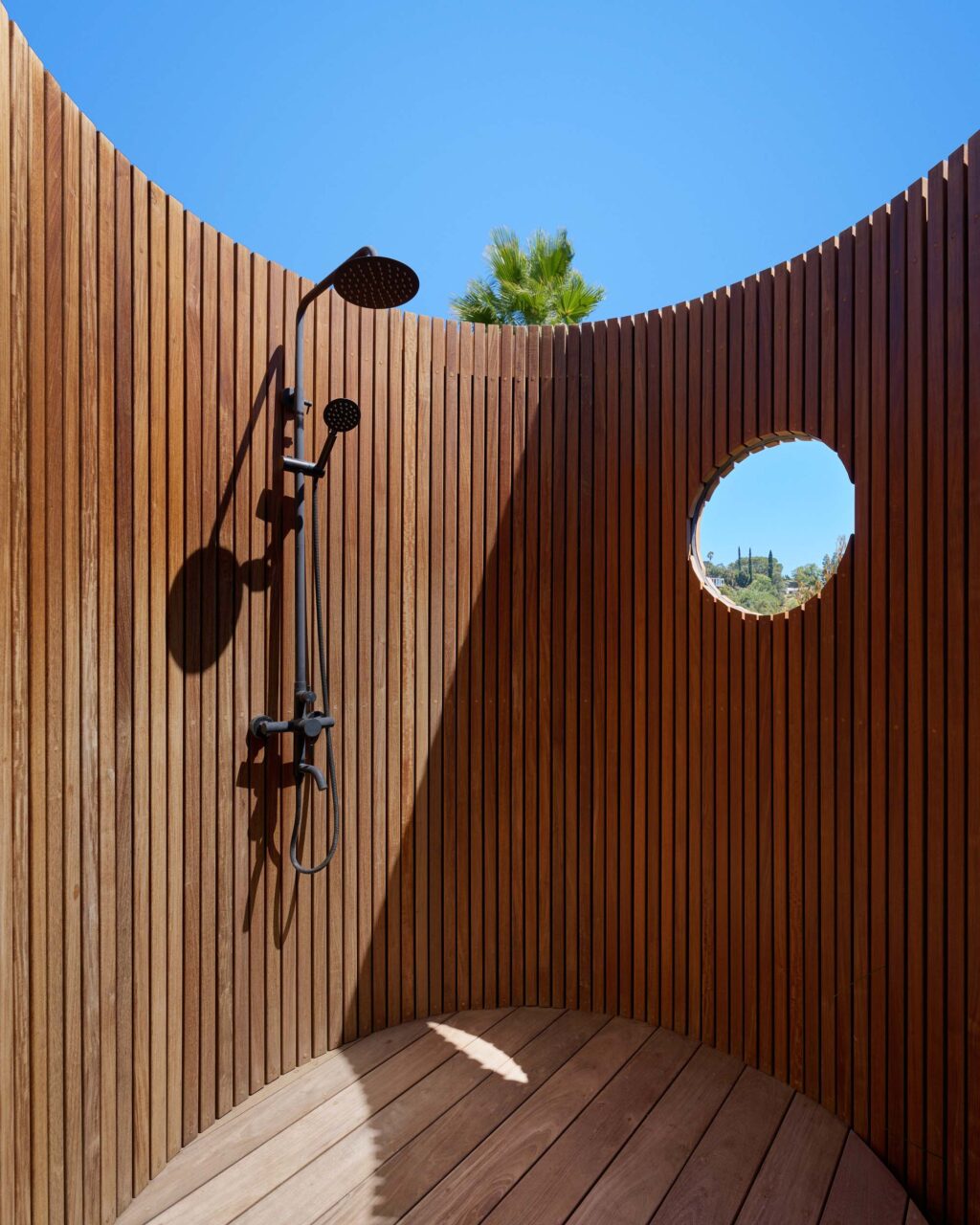 outdoor shower