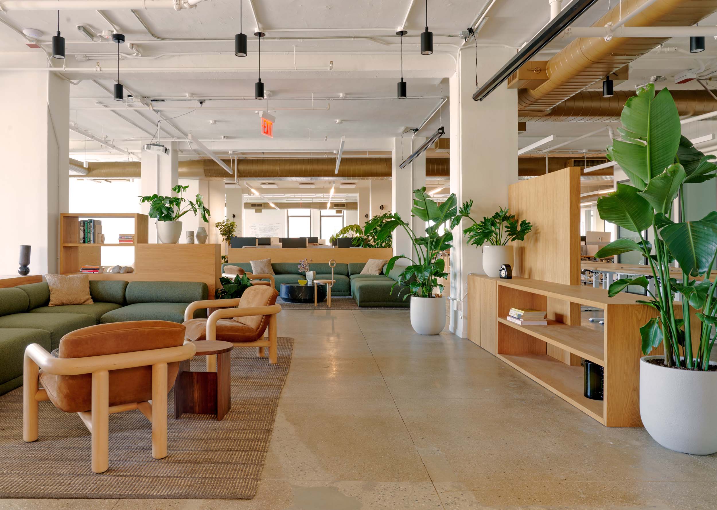 interior of basis office by office of tangible space