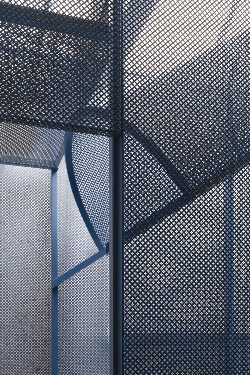 blue stair