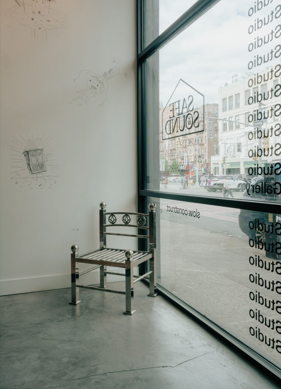 white picket chair