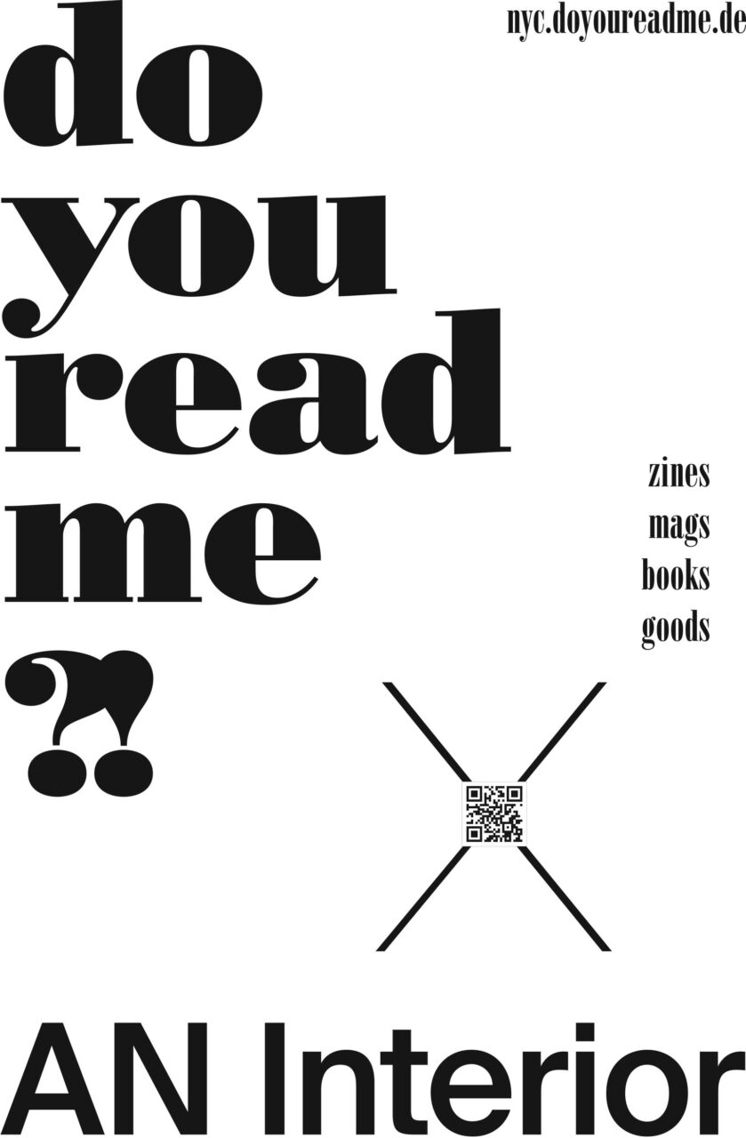 do you read me?! nyc × AN Interior poster