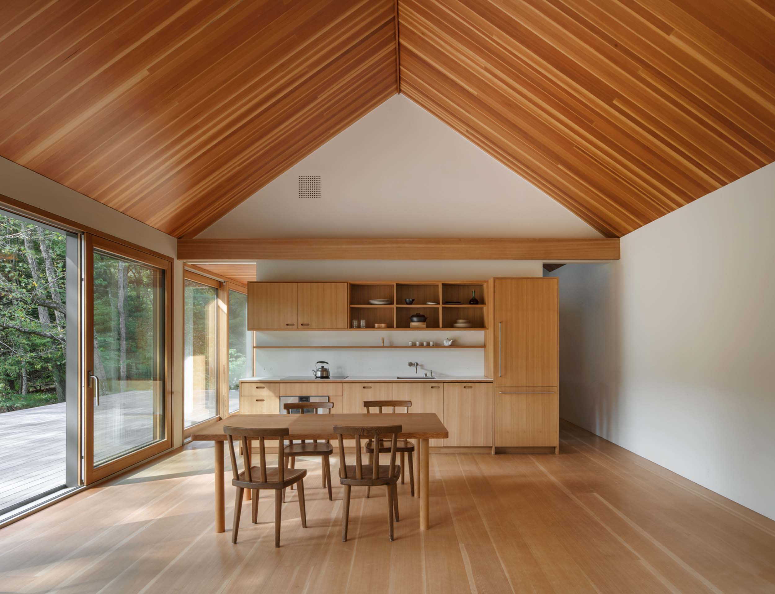 office and kitchen
